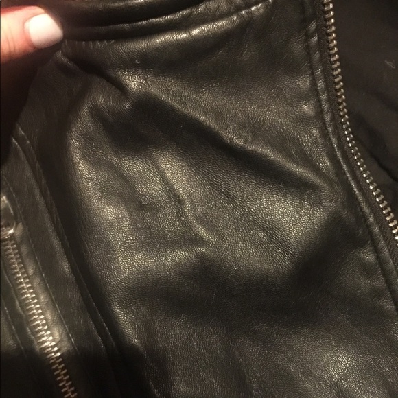 Zara Trafaluc Leather Jacket in Women Small - Picture 14 of 15